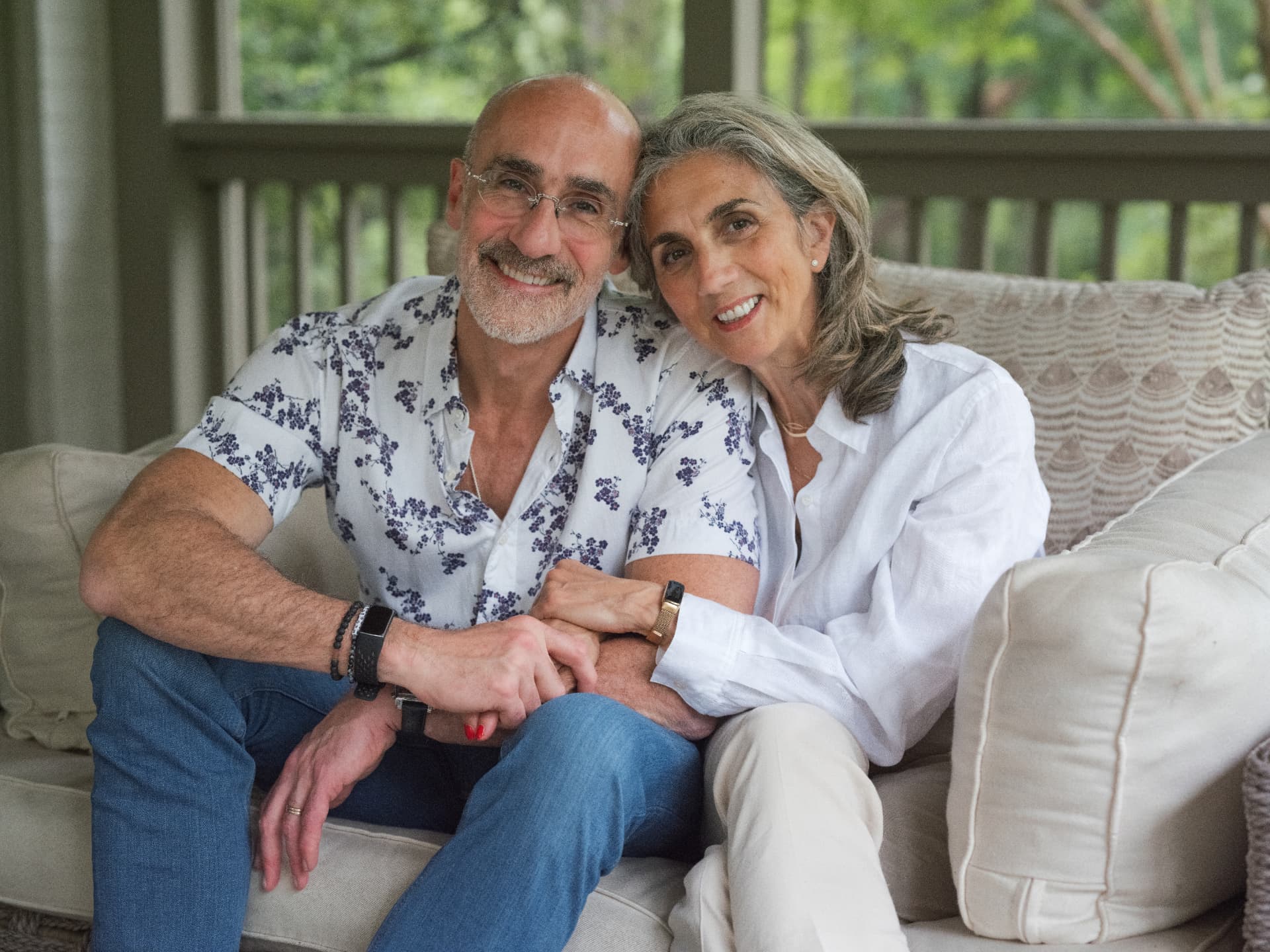 Ester Munt-Brooks and Arthur C. Brooks at home
