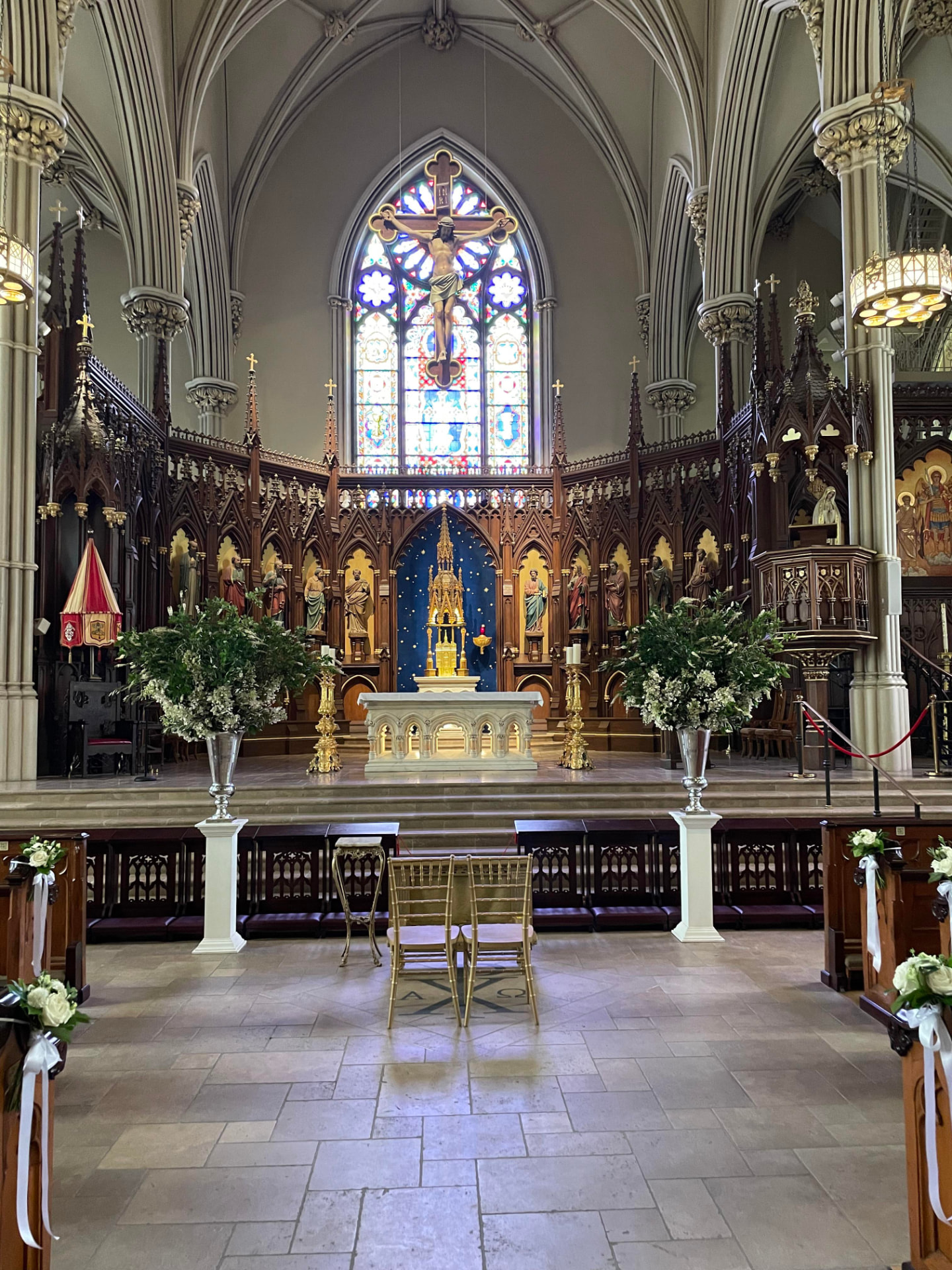 Interior of Old St. Patrick’s in New York